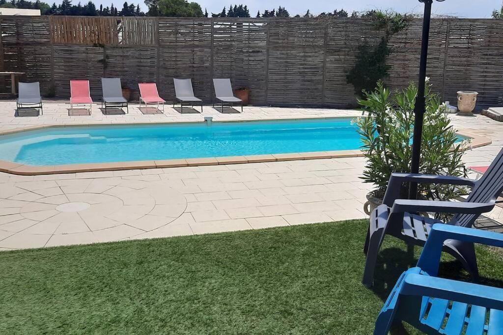 Villa L'Estel En Campagne Avec Piscine Privee Proche Arles Et Avignon Tarascon Buitenkant foto